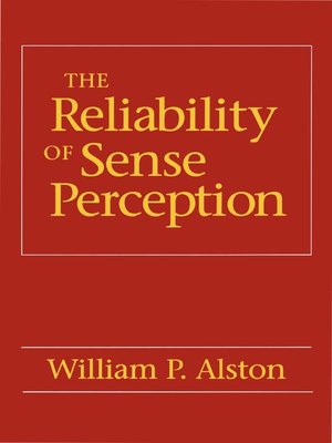 cover image of The Reliability of Sense Perception